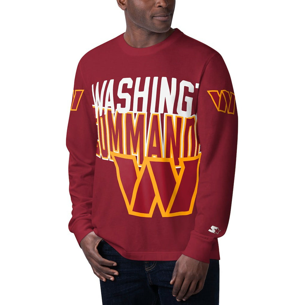 Washington Commanders Starter Clutch Hit Long Sleeve T-Shirt - Burgundy outlet