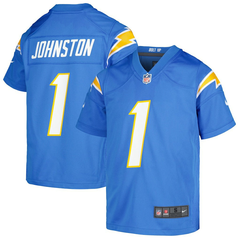 Quentin Johnston Los Angeles Chargers Youth Game Jersey - Powder Blue discount