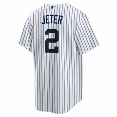 Derek Jeter New York Yankees Home Retired Player Replica Jersey White