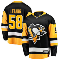 Kris Letang Pittsburgh Penguins Fanatics Home Breakaway Jersey - Black Jerseys