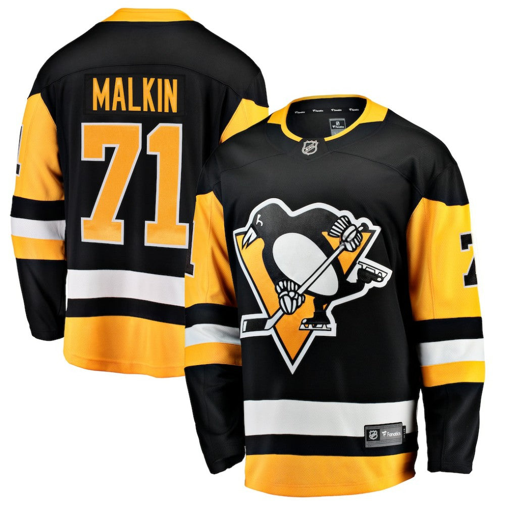 Evgeni Malkin Pittsburgh Penguins Fanatics Home Breakaway Jersey - Black Jerseys