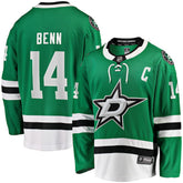 Jamie Benn Dallas Stars Fanatics Captain Patch Home Breakaway Jersey - Kelly Green Jerseys