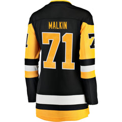Evgeni Malkin Pittsburgh Penguins Fanatics Women's Home Breakaway Player Jersey - Black Jerseys
