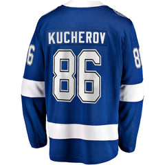 Nikita Kucherov Tampa Bay Lightning Fanatics Home Breakaway Jersey - Blue Jerseys