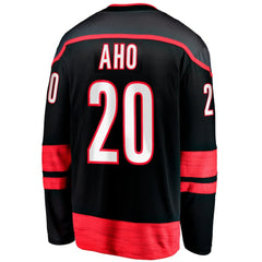 Sebastian Aho Carolina Hurricanes Fanatics Home Breakaway Jersey - Black Jerseys