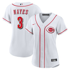 Ke'Bryan Hayes Cincinnati Reds Women's Home Replica Jersey White