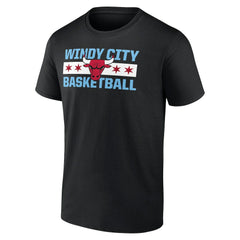 Chicago Bulls Hometown Collection Windy City T-Shirt sale - Black discount