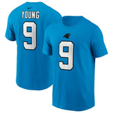 Bryce Young Carolina Panthers Player Name & Number T-Shirt - Blue discount