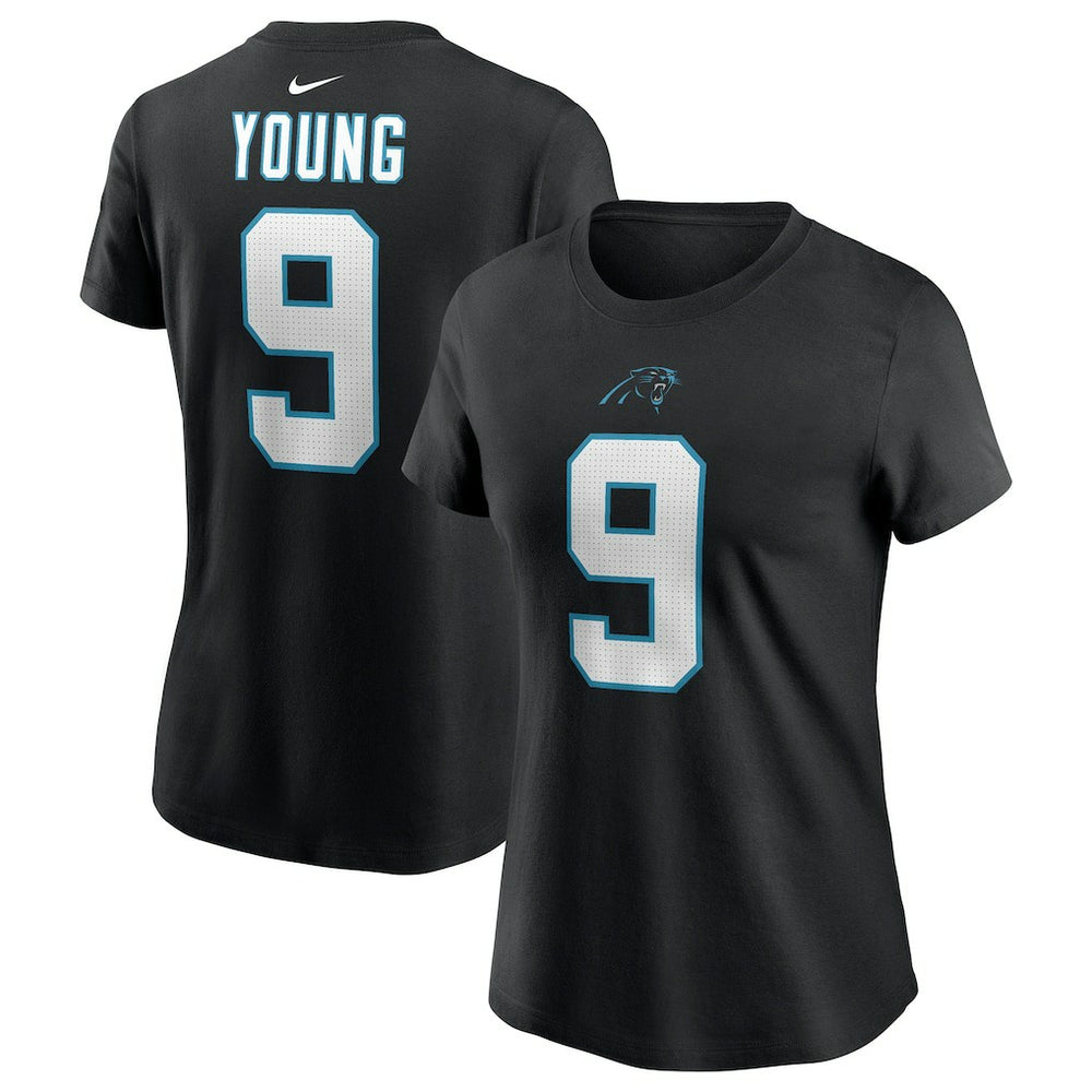 Bryce Young Carolina Panthers Women's Player Name & Number T-Shirt - Black sale