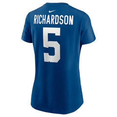 Anthony Richardson Indianapolis Colts Women's Player Name & Number T-Shirt - Royal on sale