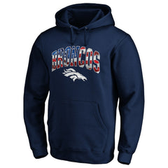 Denver Broncos Banner Wave Pullover Hoodie - Navy discount