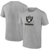 Las Vegas Raiders Team Lockup T-Shirt - Heather Gray discount