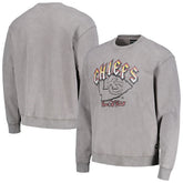 Kansas City Chiefs The Wild Collective Unisex Distressed Pullover Sweatshirt - Gray online