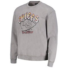 Kansas City Chiefs The Wild Collective Unisex Distressed Pullover Sweatshirt - Gray online
