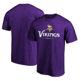 Minnesota Vikings Team Lockup T-Shirt - Purple sale