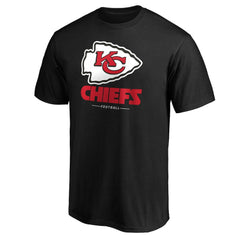 Kansas City Chiefs Team Lockup T-Shirt - Black for sale