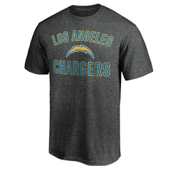 Los Angeles Chargers Victory Arch T-Shirt - Heather Charcoal for sale