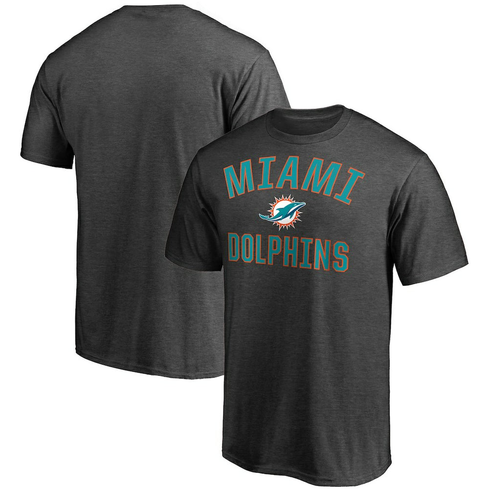 Miami Dolphins Victory Arch T-Shirt - Heather Charcoal online