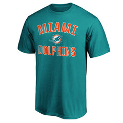 Miami Dolphins Victory Arch T-Shirt - Aqua discount