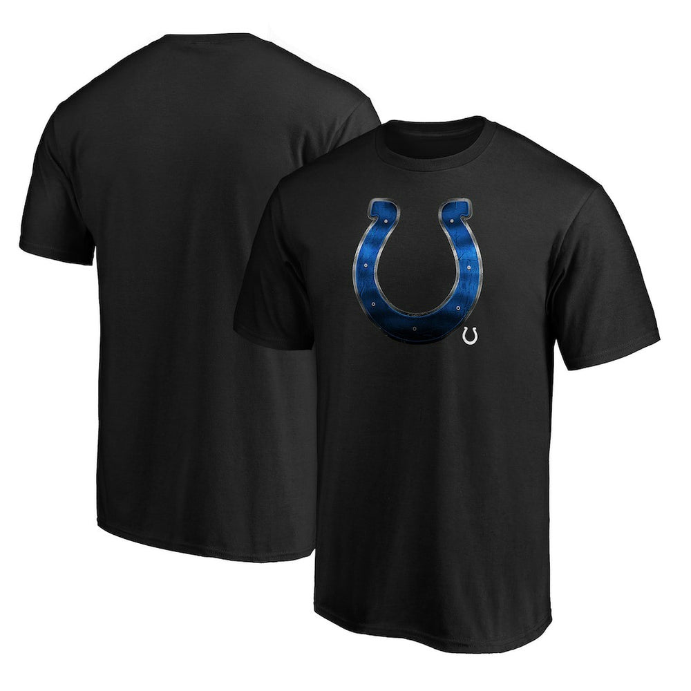 Indianapolis Colts Midnight Mascot Team Logo T-Shirt - Black online
