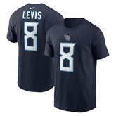 Will Levis Tennessee Titans Player Name & Number T-Shirt - Navy discount