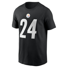 Joey Porter Jr. Pittsburgh Steelers Player Name & Number T-Shirt - Black cheap
