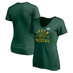 Green Bay Packers Women's Hometown Collection V-Neck T-Shirt - Green online