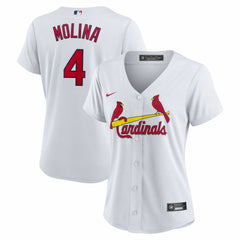 Yadier Molina St. Louis Cardinals Women's Home Replica Jersey White