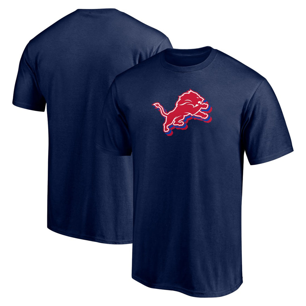Detroit Lions Red White and Team T-Shirt - Navy for sale