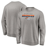 Denver Broncos Elevate Play Pullover Sweatshirt - Gray discount