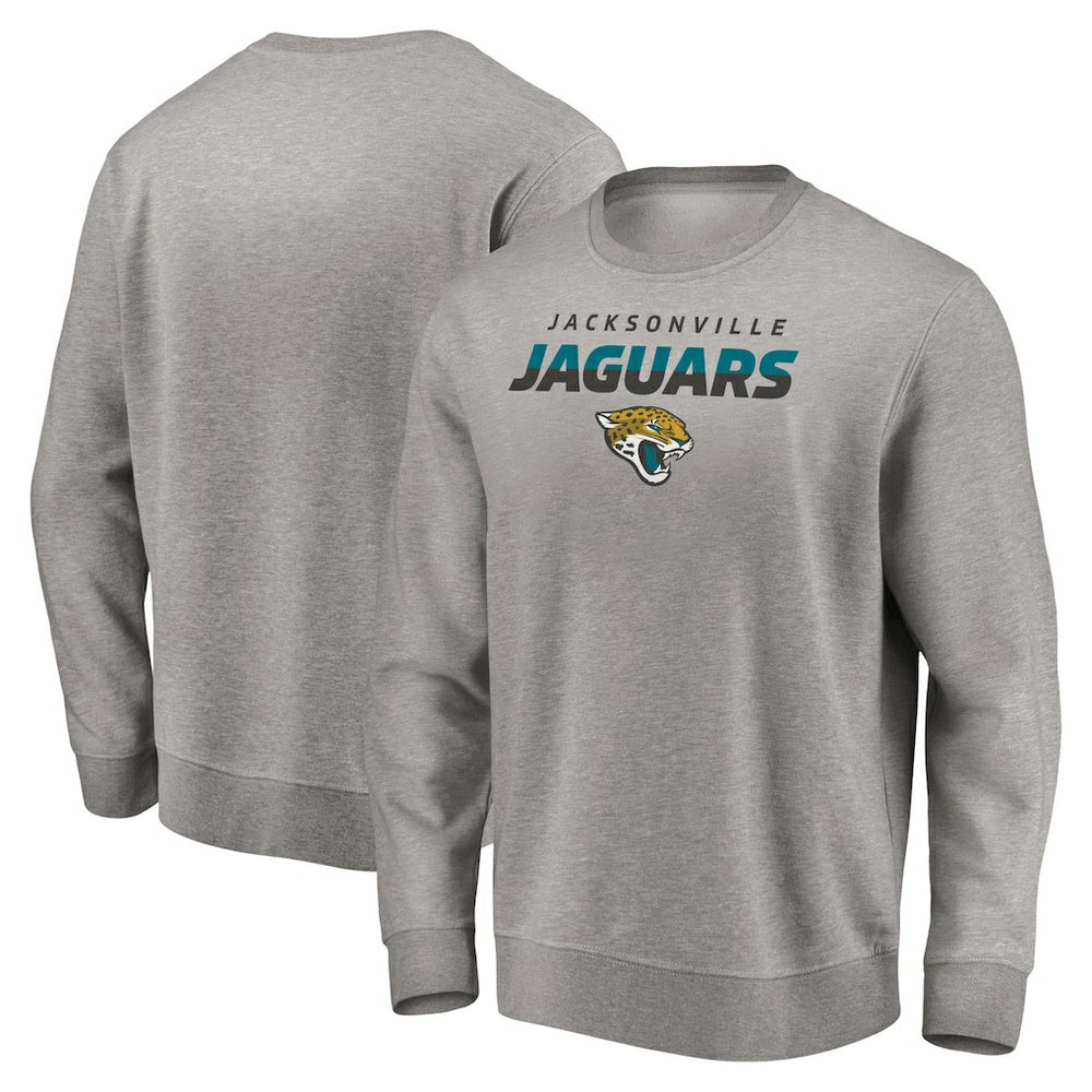 Jacksonville Jaguars Elevate Play Pullover Sweatshirt - Gray on sale