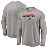 New England Patriots Elevate Play Pullover Sweatshirt - Gray discount