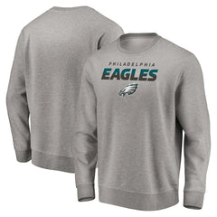Philadelphia Eagles Elevate Play Pullover Sweatshirt - Gray outlet