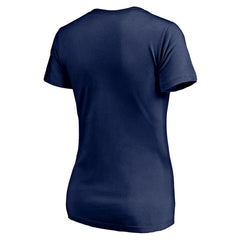 New England Patriots Women's Long Stride V-Neck T-Shirt - Navy for sale