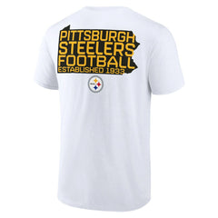 Pittsburgh Steelers Hot Shot T-Shirt - White discount