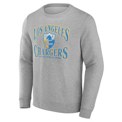 Los Angeles Chargers Playability Pullover Sweatshirt - Gray cheap