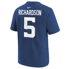 Anthony Richardson Indianapolis Colts Youth Player Name & Number T-Shirt - Royal sale
