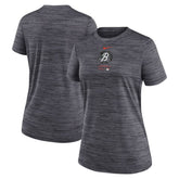 Baltimore Orioles Women's City Connect Practice Velocity T-Shirt Charcoal