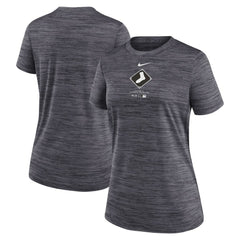 Chicago White Sox Women's City Connect Practice Velocity T-Shirt Charcoal