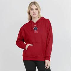 Los Angeles Angels Women's City Connect Practice Performance Pullover Hoodie Red