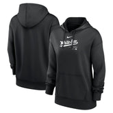 Chicago White Sox Women's Authentic Collection Performance Pullover Hoodie Black