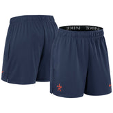 Houston Astros Women's Authentic Collection Knit Shorts Navy