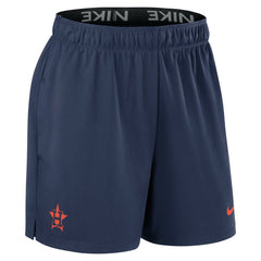 Houston Astros Women's Authentic Collection Knit Shorts Navy