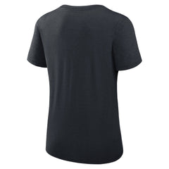 Minnesota Twins Women's Authentic Collection Performance Scoop Neck T-Shirt Navy
