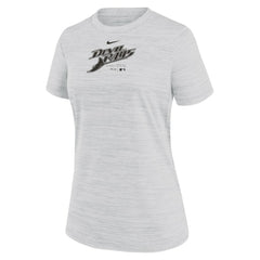 Tampa Bay Rays Women's Authentic Collection Velocity Performance T-Shirt White