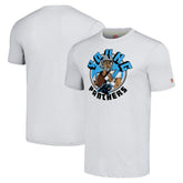 Bryce Young Carolina Panthers Homage Unisex Caricature Player Tri-Blend T-Shirt - Ash on sale