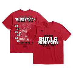 Chicago Bulls Bleacher Report x Unisex World Tour T-Shirt sale - Red for sale