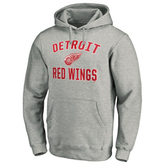 Detroit Red Wings Victory Arch Pullover Hoodie - Gray Hoodies