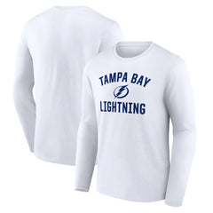 Tampa Bay Lightning Victory Arch Long Sleeve T-Shirt - White T-shirts