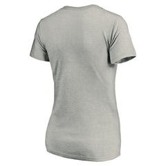 Seattle Kraken Women's Primary Logo V-Neck T-Shirt - Gray T-shirts